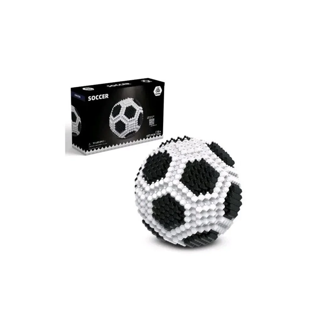KADELE Soccer Ball  STEM Block Miniature 3D Educational Toys Brand New In Box